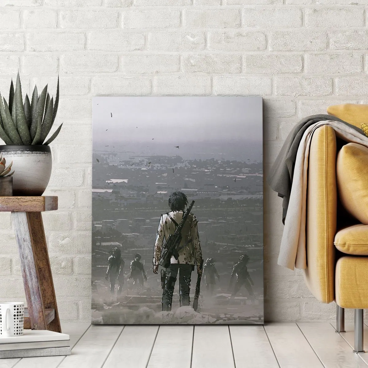 Canvastavla - Bild på duk - Den siste rättvise? - 50x70 cm