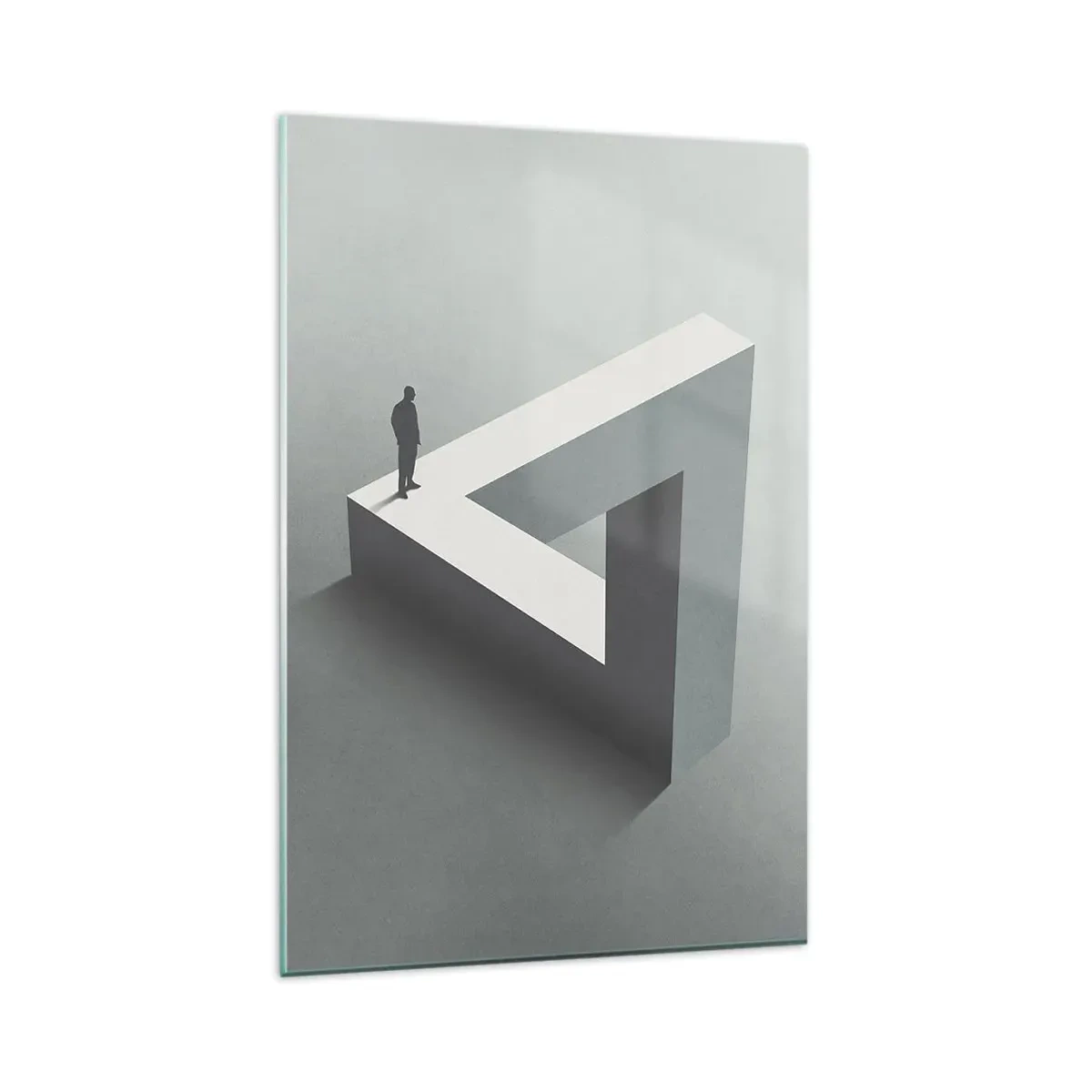 Glastavla - Bild på glas - Och ändå möjligt - 80x120 cm