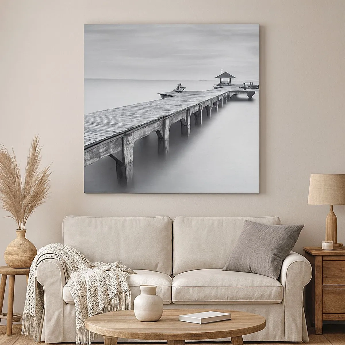 Canvastavla - Bild på duk - Ut i det oändliga - 30x30 cm