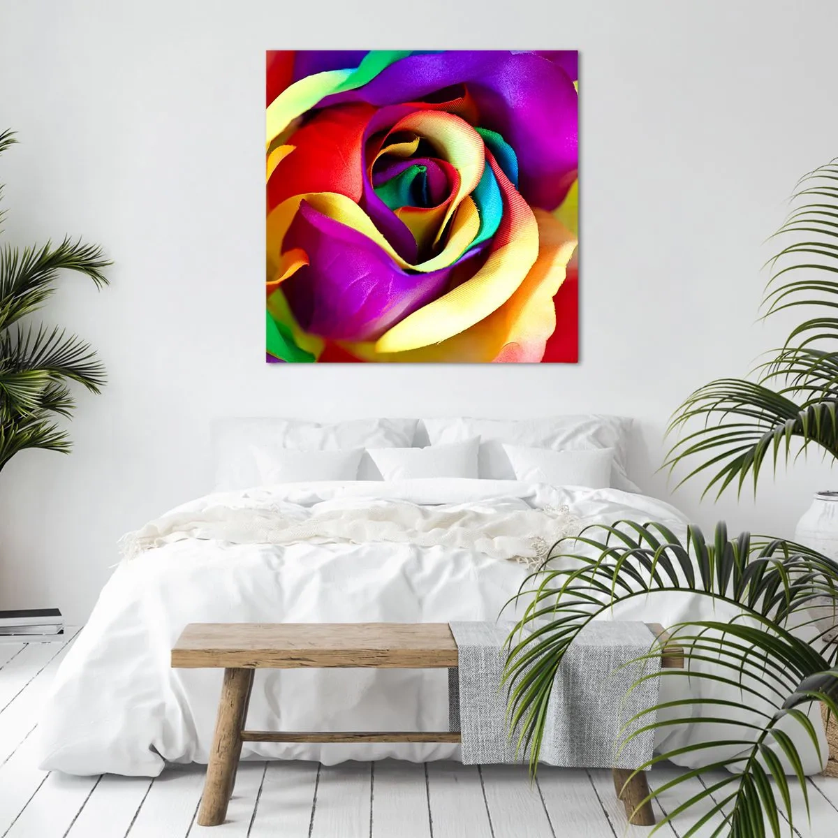 Canvastavla - Bild på duk - Det är omöjligt - 70x70 cm