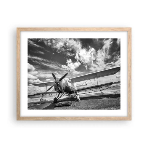 Affisch i ram av ljusek - Jag kan inte vänta! - 50x40 cm