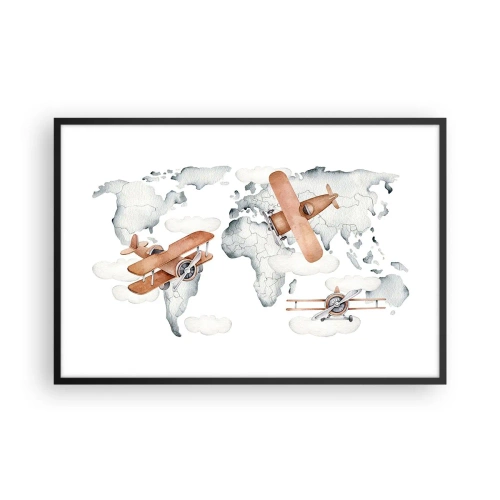 Affisch i svart ram - I den banbrytande andan - 91x61 cm