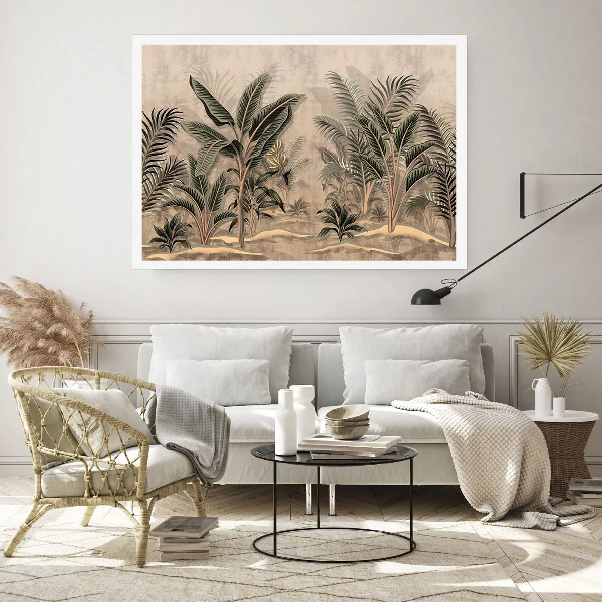 Affisch - Bild i kolonial stil - 50x40 cm