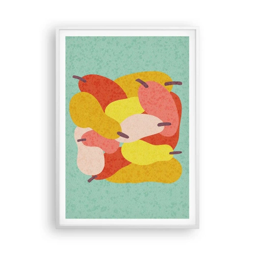 Affisch i vit ram - Smaka på sommarsolen - 70x100 cm