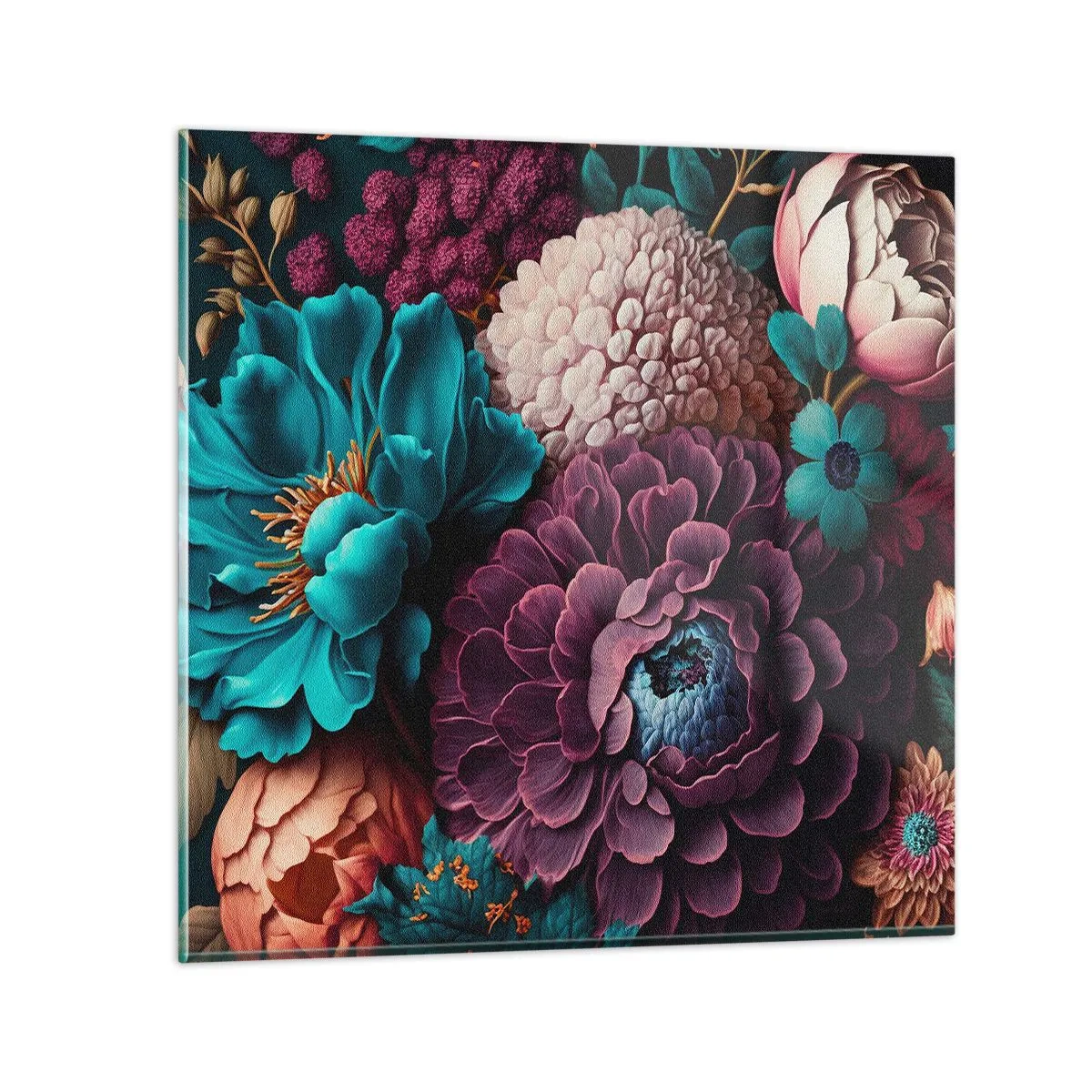 Glastavla - Bild på glas - Natur i överflöd - 40x40 cm