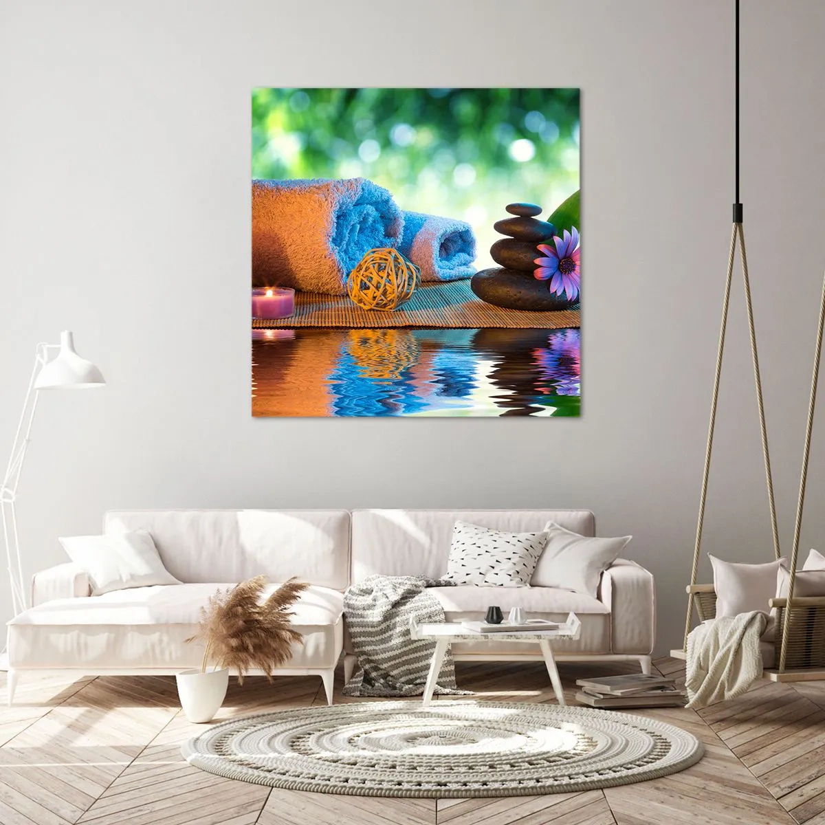 Canvastavla - Bild på duk - Tid för kroppen - 60x60 cm