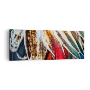 Canvastavla - Bild på duk - flyghemligheter - 140x50 cm