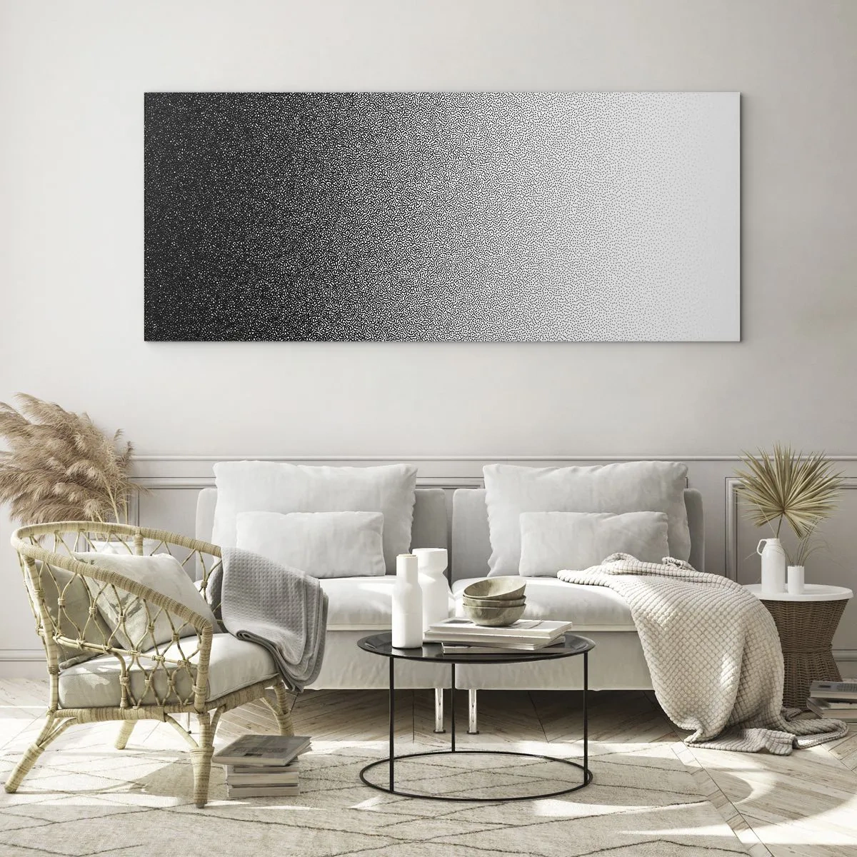 Glastavla - Bild på glas - Mot ljuset - 100x40 cm