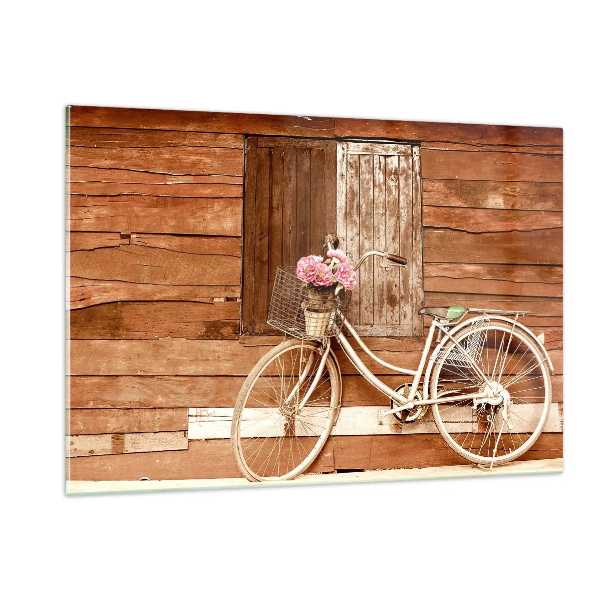 Glastavla - Bild på glas - Strax tillbaka - 120x80 cm