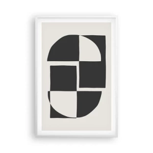 Affisch i vit ram - Antites – syntes - 61x91 cm