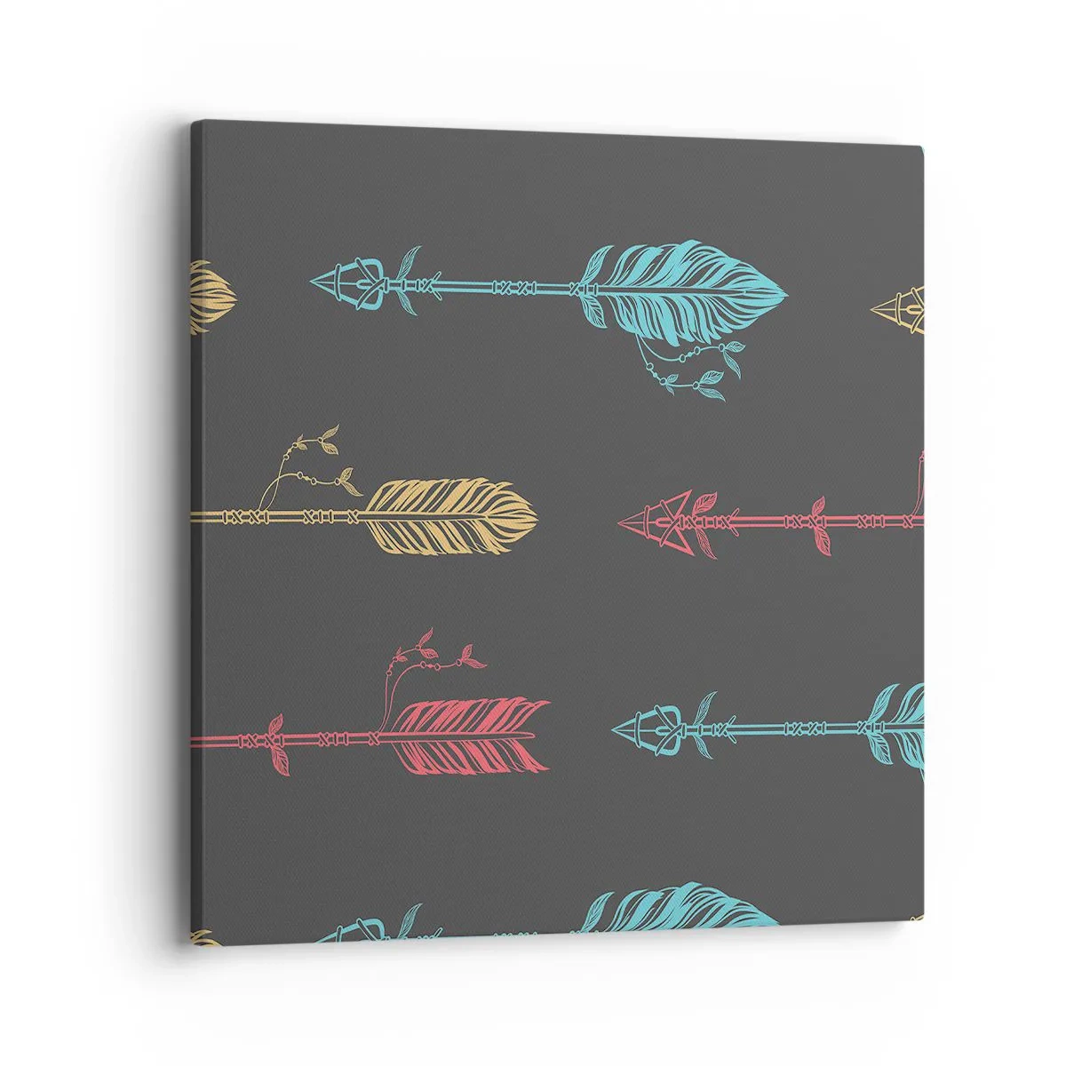 Canvastavla - Bild på duk - I ordning - 40x40 cm