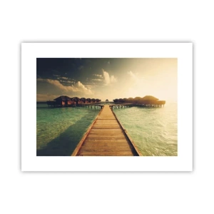 Affisch - Varm inbjudan - 40x30 cm