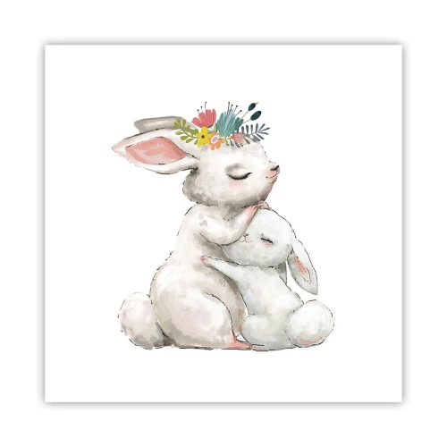 Affisch - Alltid bäst hos mamma - 60x60 cm