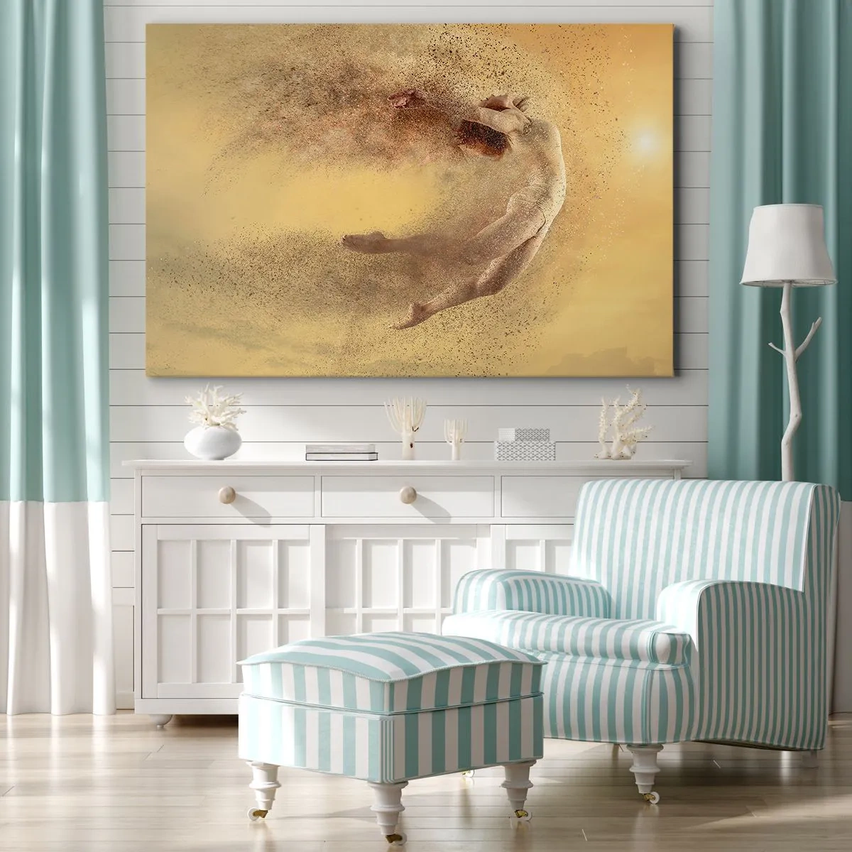 Canvastavla - Bild på duk - Dansextas - 100x70 cm
