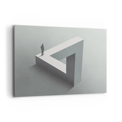 Canvastavla - Bild på duk - Och ändå möjligt - 100x70 cm