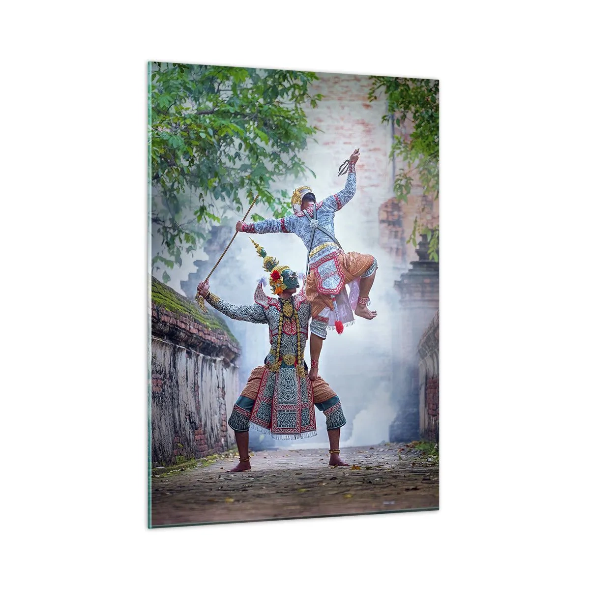 Glastavla - Bild på glas - Dödligt vacker dans - 50x70 cm