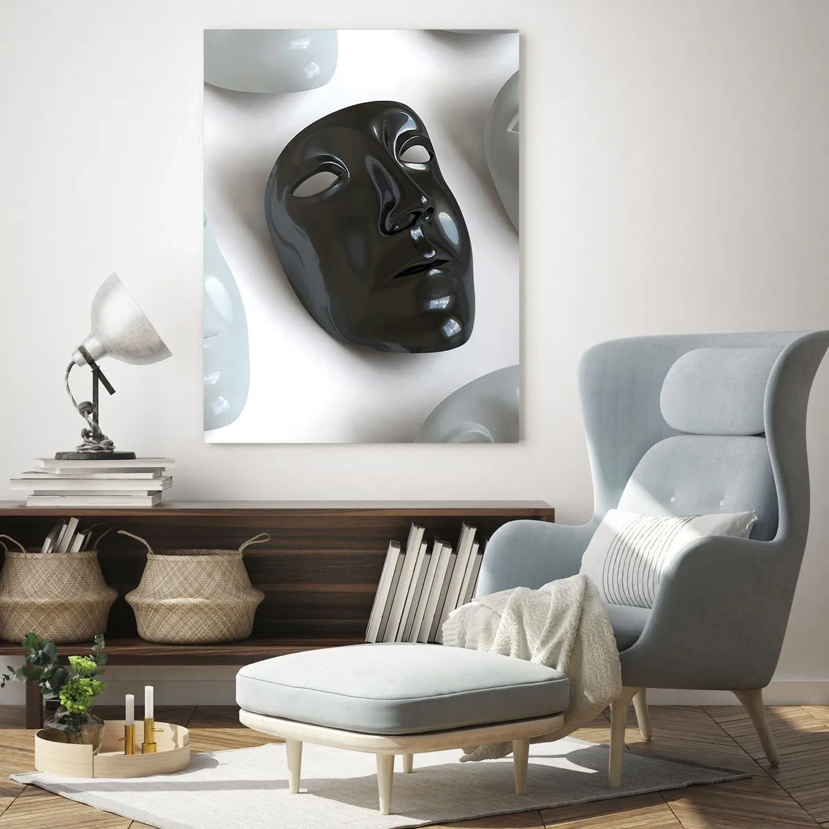 Glastavla - Bild på glas - Hur kan man urskilja sig? - 50x70 cm
