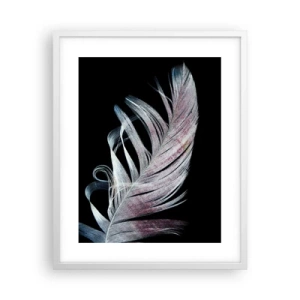 Affisch i vit ram - Tänk på smekning - 40x50 cm