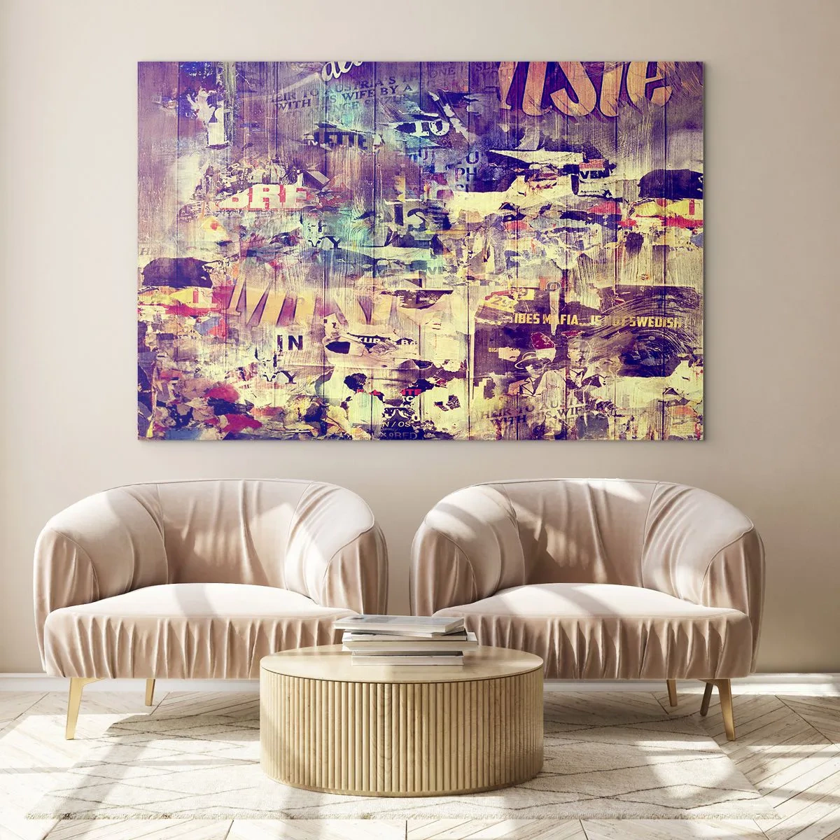 Glastavla - Bild på glas - Och så mycket blir det klar - 120x80 cm