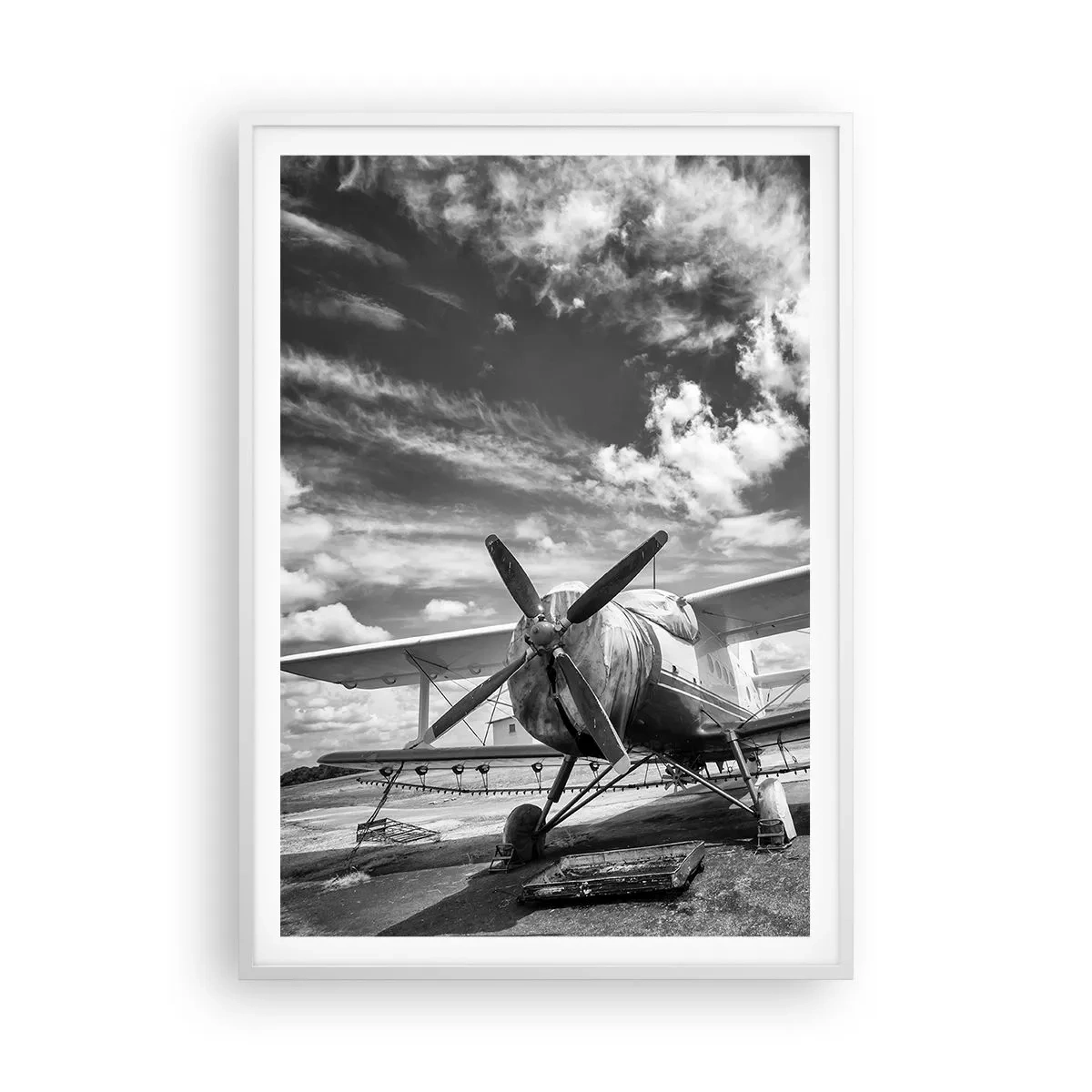 Affisch i vit ram - Jag kan inte vänta! - 70x100 cm