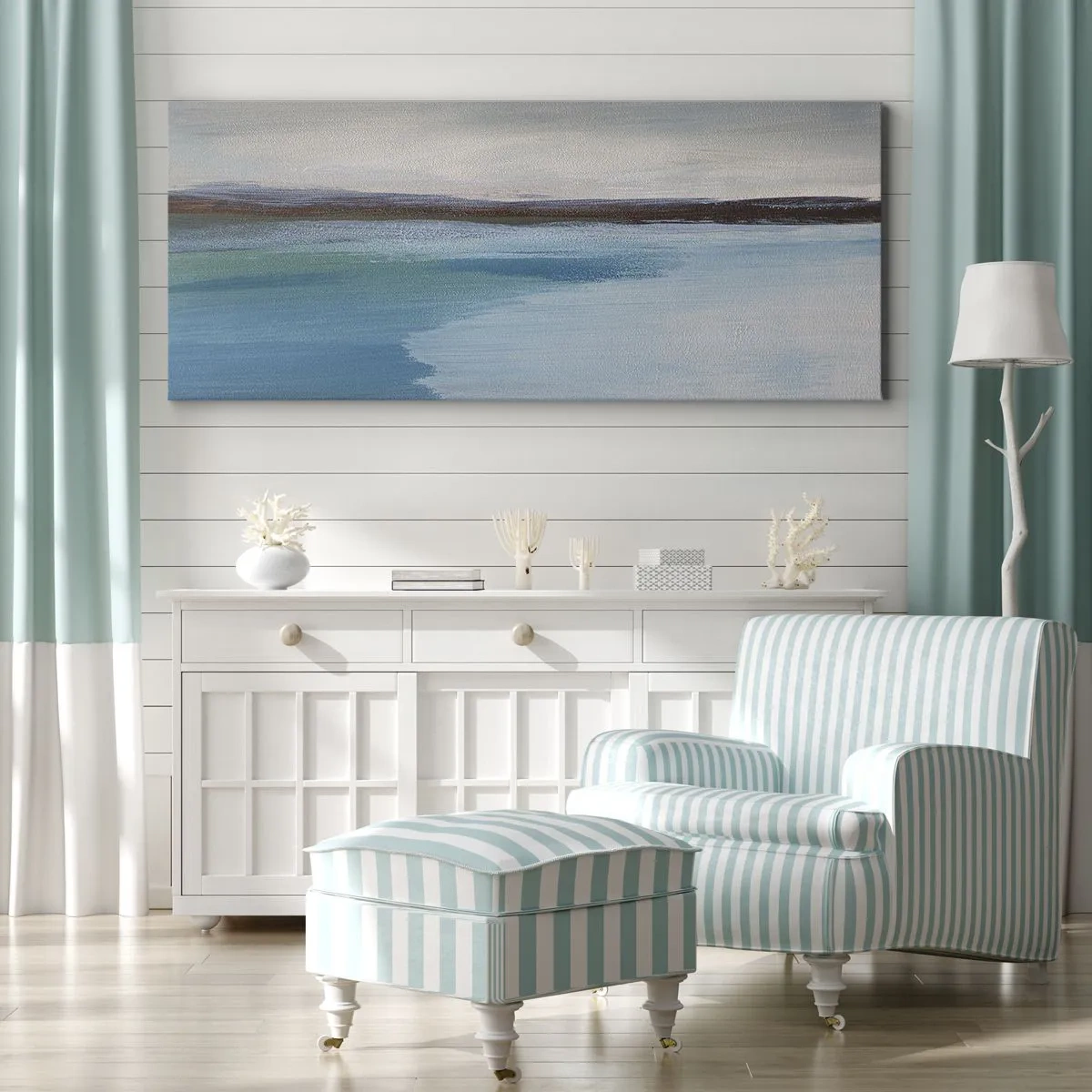 Canvastavla - Bild på duk - Horisontellt landskap - 100x40 cm