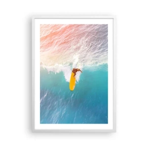 Affisch i vit ram - Havsryttare - 50x70 cm