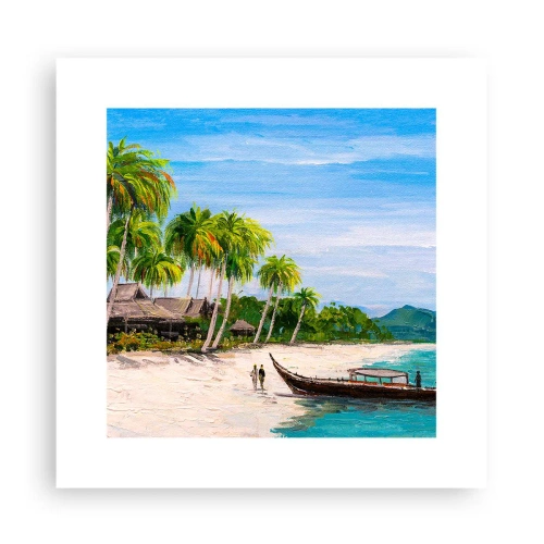 Affisch - En exotisk dröm - 30x30 cm