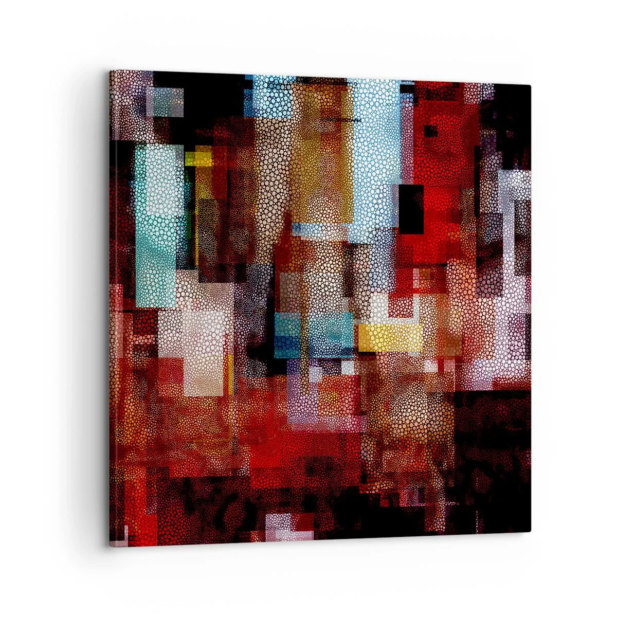 Canvastavla - Bild på duk - Blandat och mixat - 60x60 cm