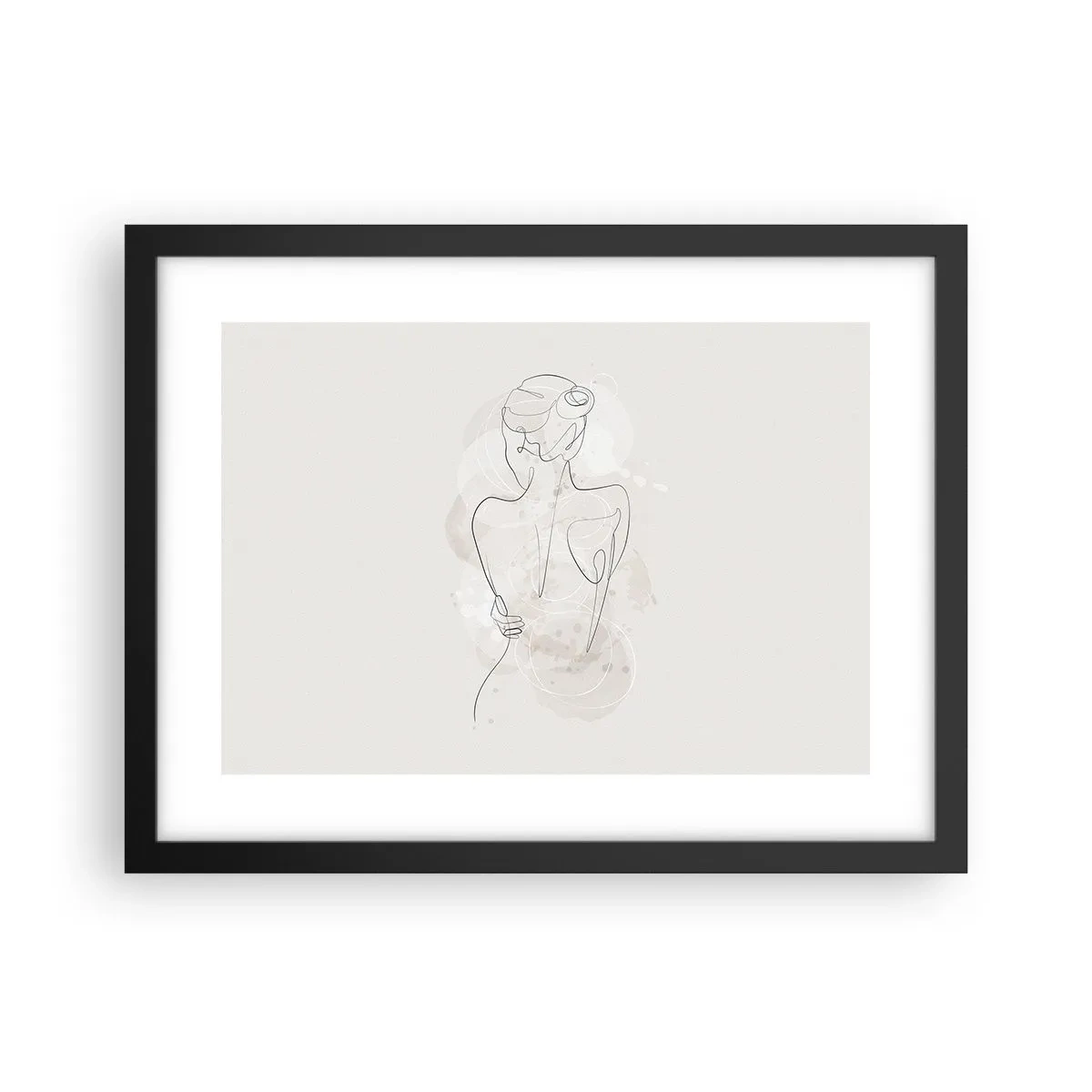 Affisch i svart ram - Som ett känsligt instrument - 40x30 cm