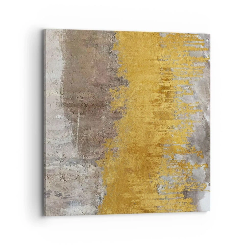 Canvastavla - Bild på duk - En gyllene explosion - 70x70 cm