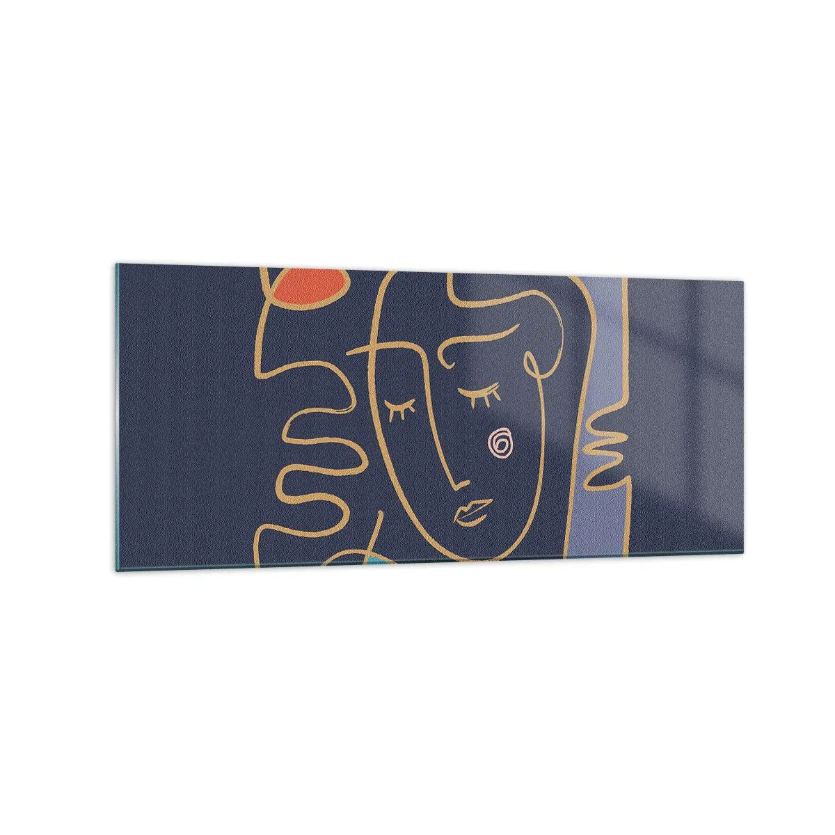 Glastavla - Bild på glas - I drömmarnas värld - 120x50 cm