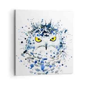 Canvastavla - Bild på duk - Rakt in i ögonen - 60x60 cm