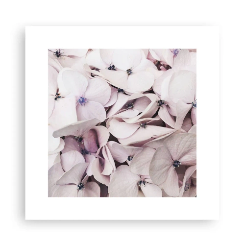 Affisch - I en flod av blommor - 30x30 cm