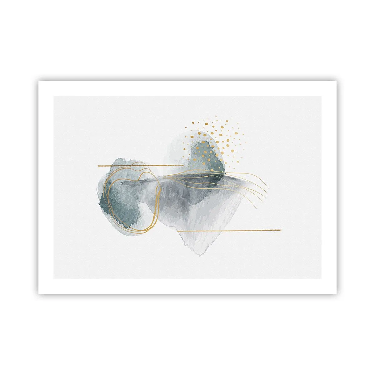 Affisch - Om gråhetens och guldets förhållanden - 70x50 cm