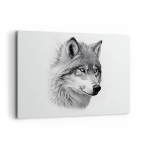 Canvastavla - Bild på duk - Alfa - utan tvekan - 120x80 cm