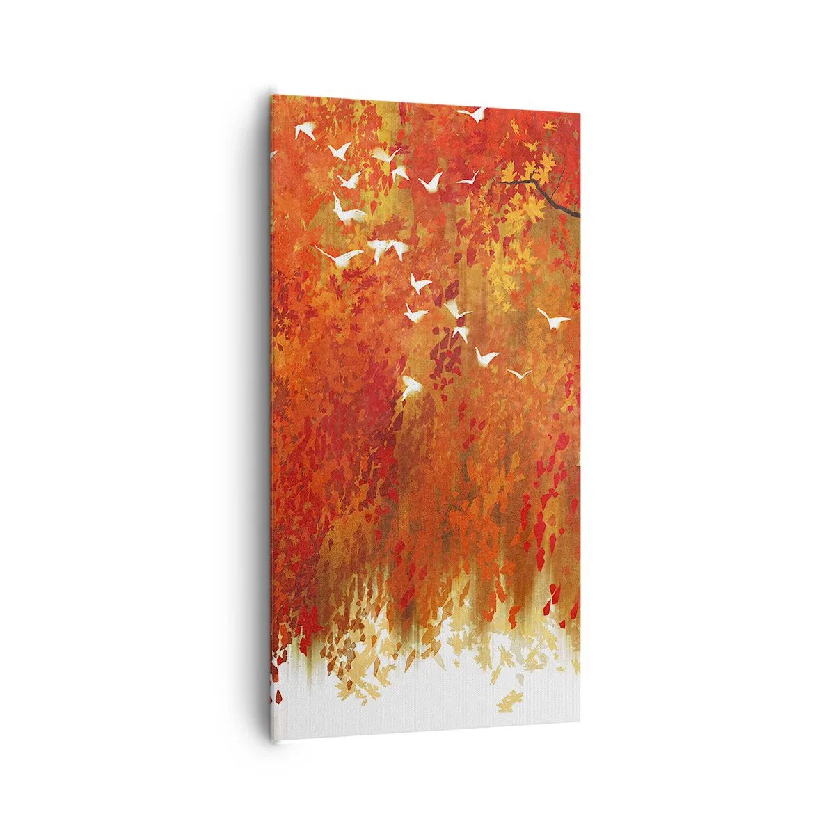 Canvastavla - Bild på duk - Flyger hon med oss? - 65x120 cm