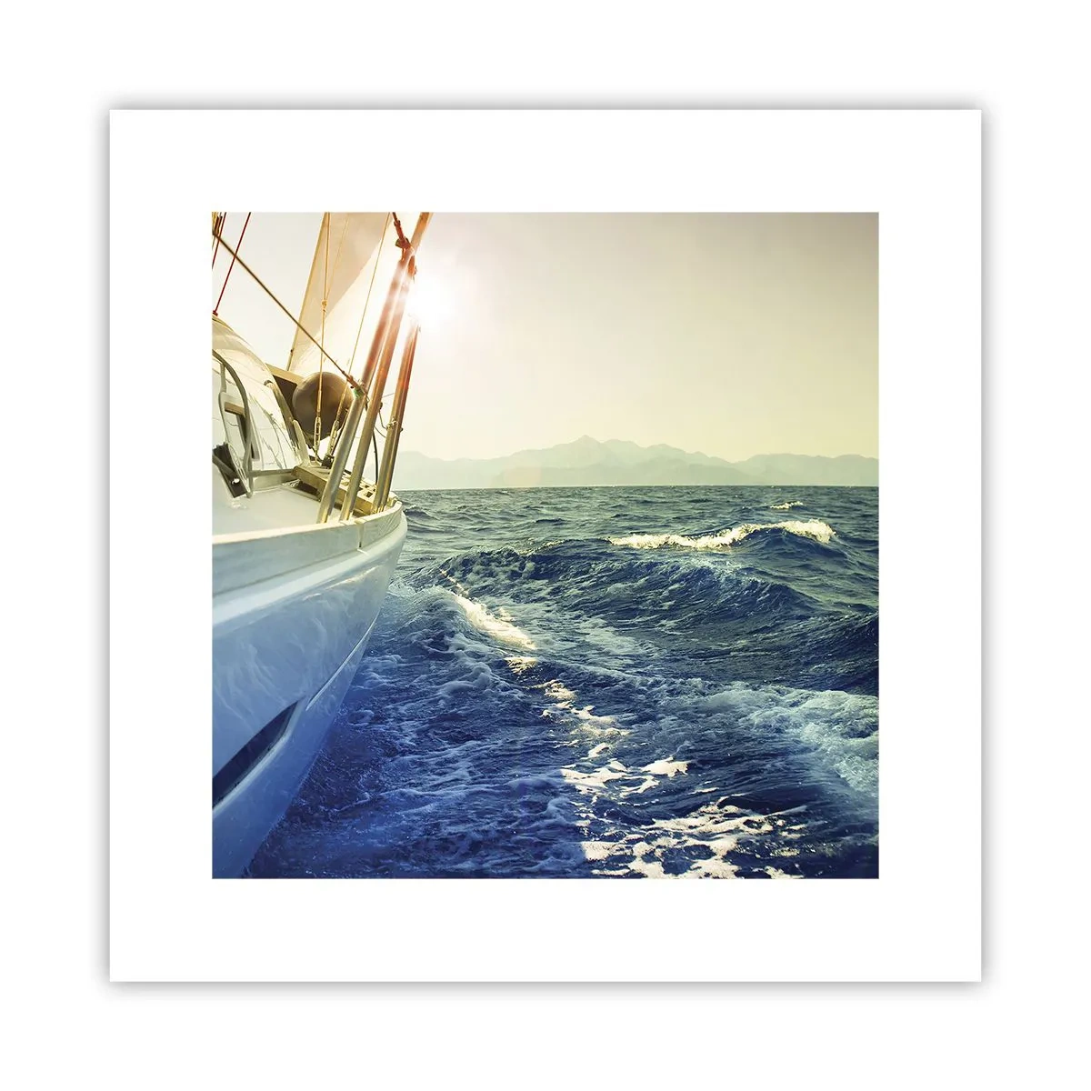 Affisch - Mot äventyret - 30x30 cm