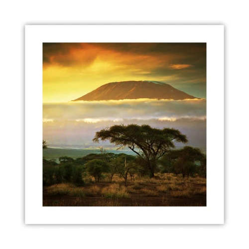 Affisch - Resenärens dröm - 40x40 cm