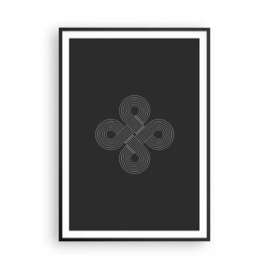 Affisch i svart ram - I keltisk anda - 70x100 cm