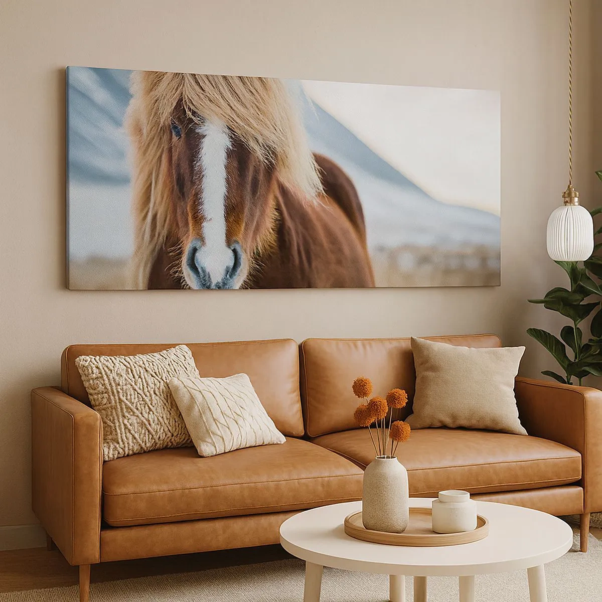 Canvastavla - Bild på duk - Känner du friheten? - 100x40 cm