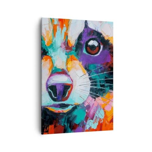 Canvastavla - Bild på duk - Enbart goda emotioner - 70x100 cm