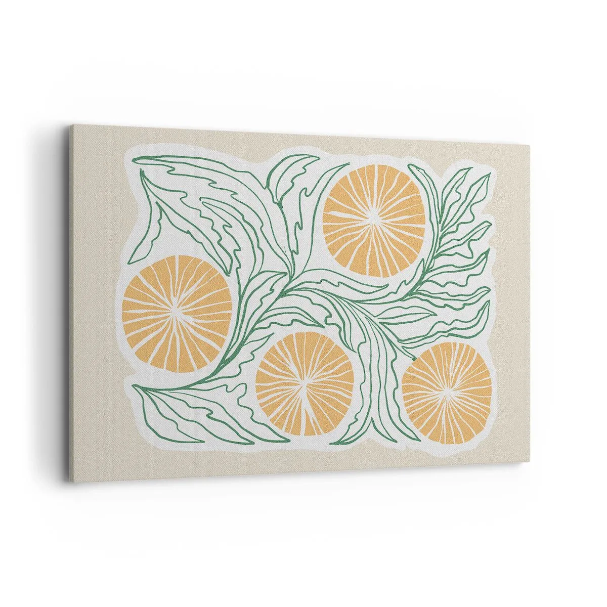 Canvastavla - Bild på duk - Etniskt med en touch av abstraktion - 120x80 cm