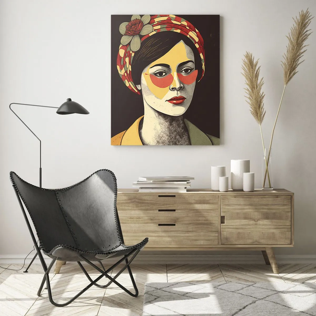 Glastavla - Bild på glas - Koralldam - 50x70 cm