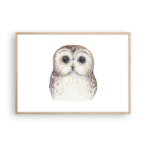 Affisch i ram av ljusek - Titta i mina ögon - 100x70 cm