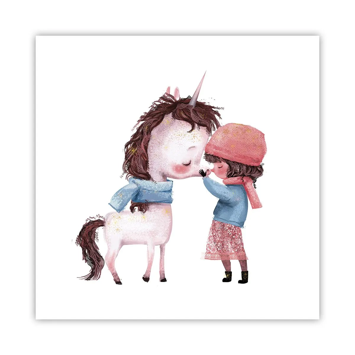 Affisch - Vintersaga - 60x60 cm