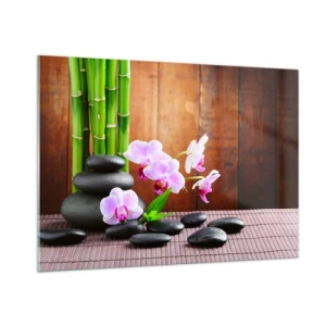 Glastavla - Bild på glas - Lär känna orientens behag - 100x70 cm