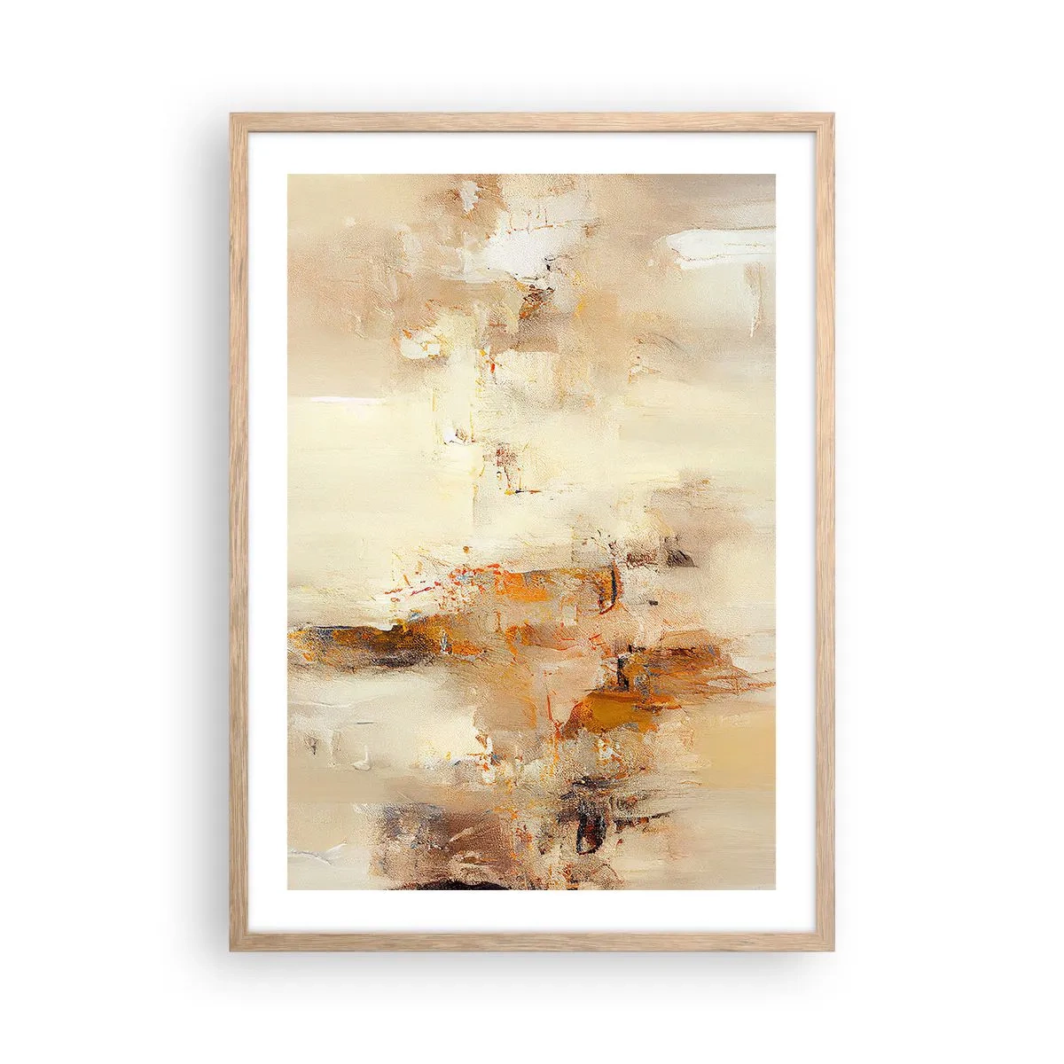 Affisch i ram av ljusek - Bärnstenens själ - 50x70 cm