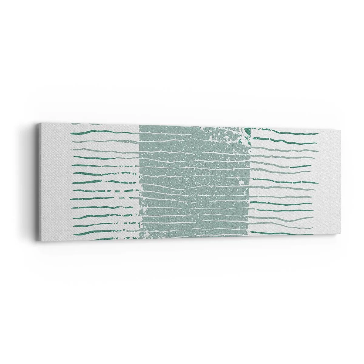 Canvastavla - Bild på duk - Marin abstraktion - 90x30 cm