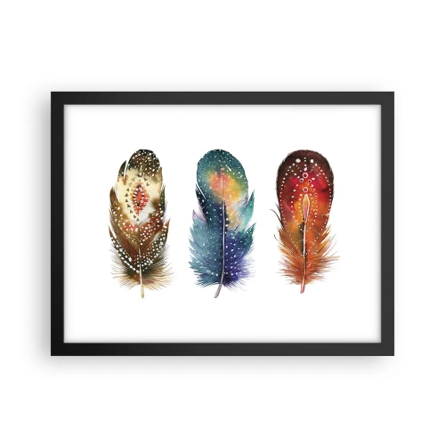 Affisch i svart ram - Ritualer, seder, hemligheter - 40x30 cm