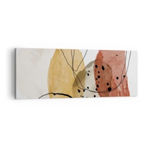 Canvastavla - Bild på duk - Lätta och transparenta som luften - 140x50 cm